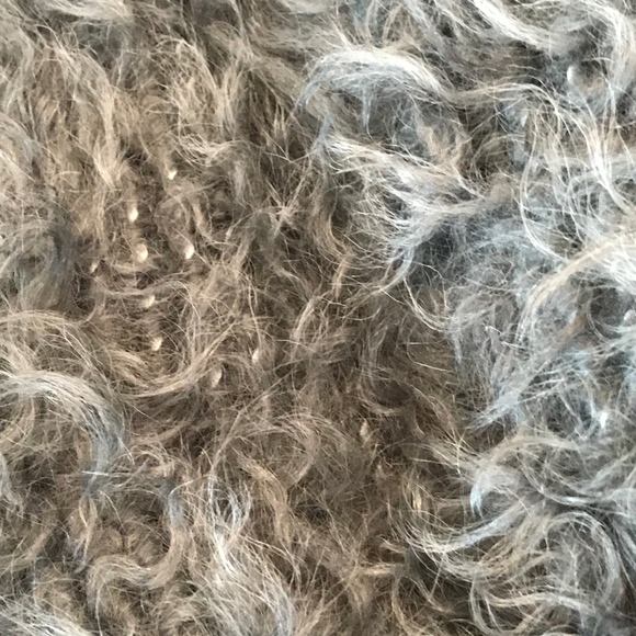 YVES SALOMON MONGOLIAN LAMBS FUR COAT - Picture 3 of 8